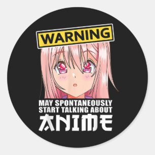 Sticker Rond Anime Merch Vêtements Ados Filles Cadeau Femmes Ja