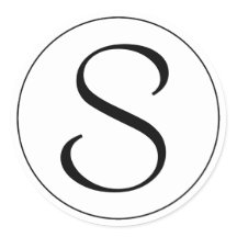 Anneau noir Bernhard Tango Monogramme