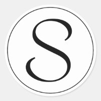 Anneau noir Bernhard Tango Monogramme