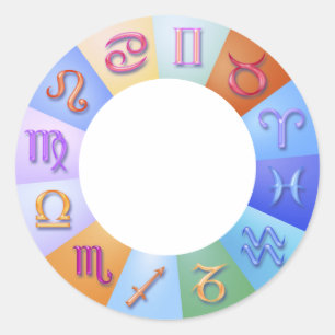 Sticker Rond Anneau zodiaque