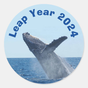 Sticker Rond Année bissextile 2024