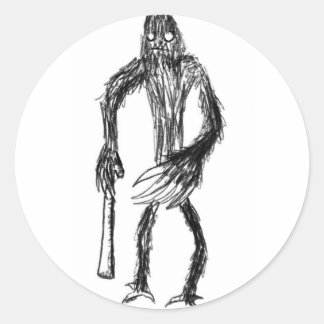 Sticker Rond Années d'automne de Yeti