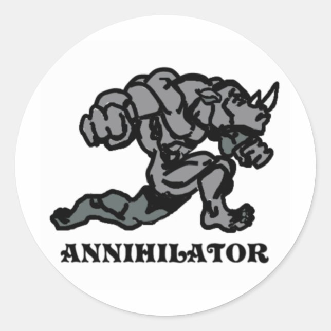 STICKER ROND ANNIHILATEUR (Devant)