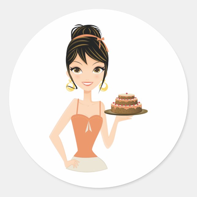 Sticker Rond Anniversaire (Devant)