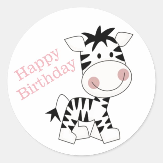 Sticker Rond Anniversaire (Devant)