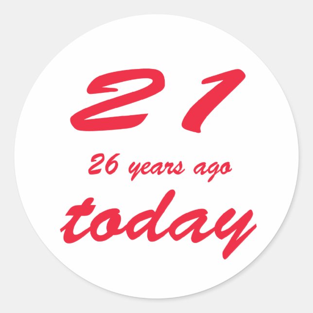 Sticker Rond anniversaire 47 (Devant)