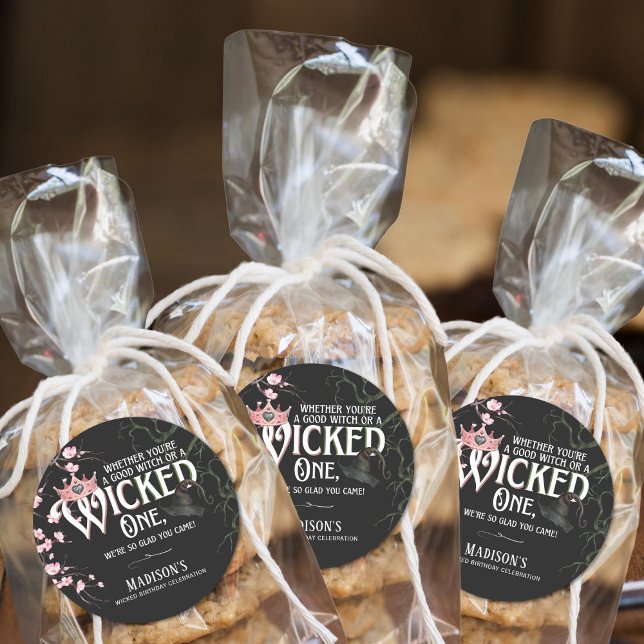 Sticker Rond Anniversaire bon ou mauvais (Créateur téléchargé)