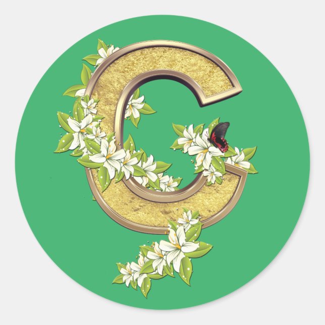 Sticker Rond Anniversaire-Capital-lettre-C (Devant)