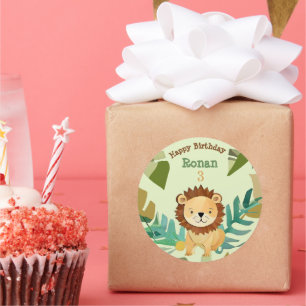 Sticker Rond Anniversaire du Prince de la Petite Jungle