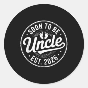 Sticker Rond Annonce d'un nouveau membre de la famille Bientôt 