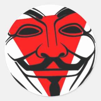 Sticker Rond Anon