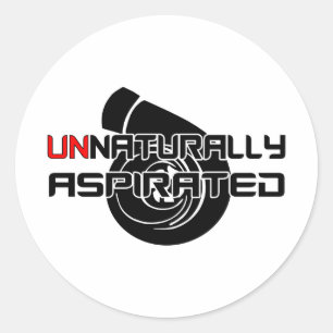 Sticker Rond Anormalement aspiré