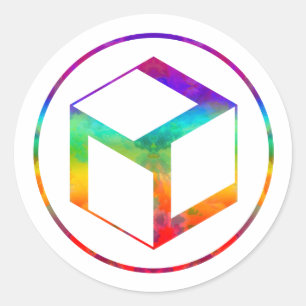 Sticker Rond Antahkarana féminine - Yin Antahkarana