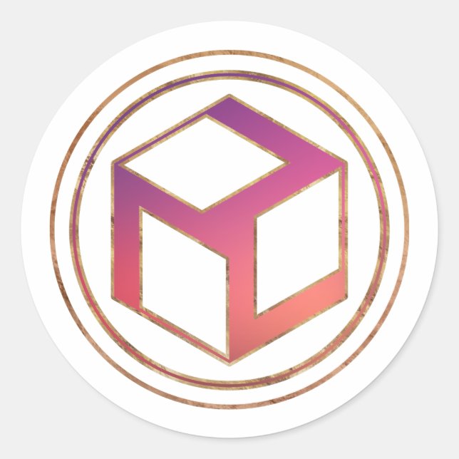 Sticker Rond Antahkarana féminine - Yin Antahkarana (Devant)