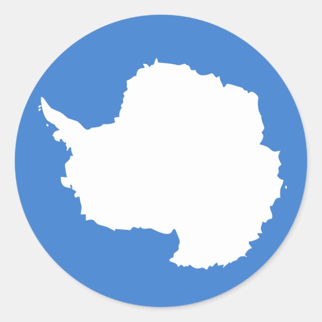 Sticker Rond antarctique (Devant)