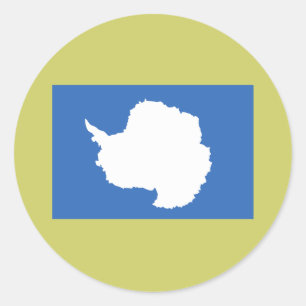 Sticker Rond Antarctique
