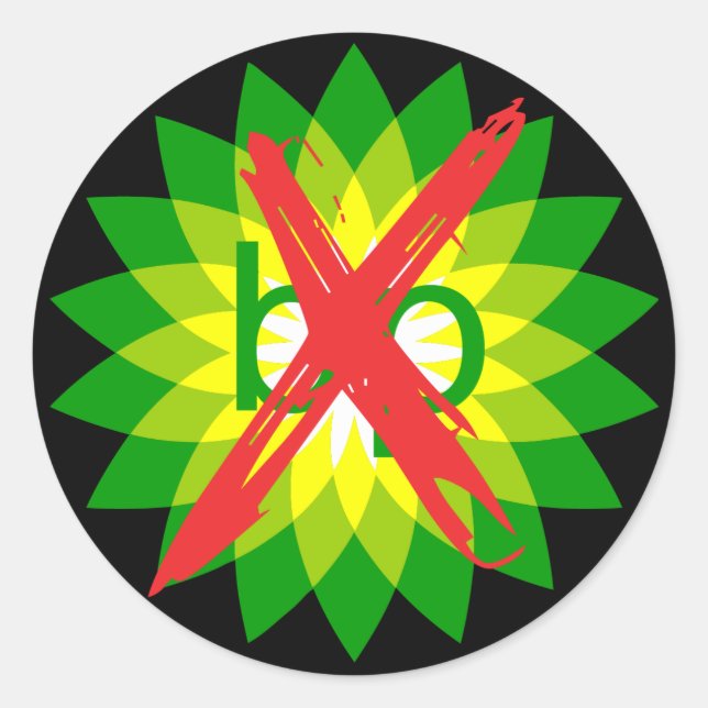 Sticker rond anti-BP (Devant)