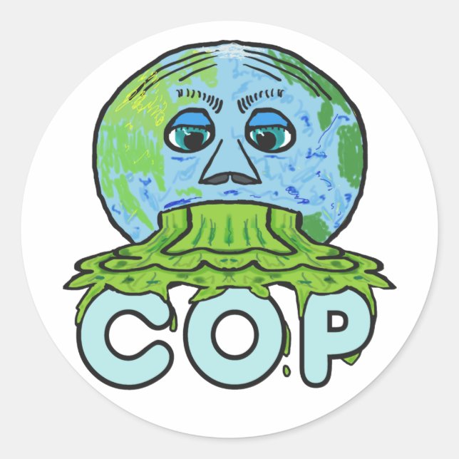 Sticker Rond Anti COP (Devant)