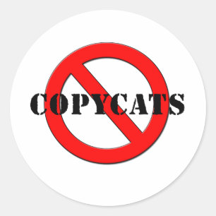 Sticker Rond Anti Copycats