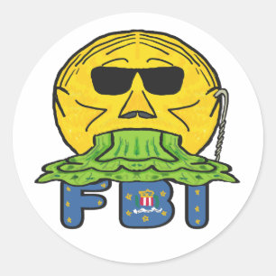 Sticker Rond Anti FBI