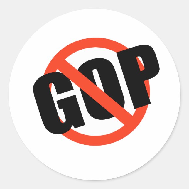 STICKER ROND ANTI GOP (Devant)