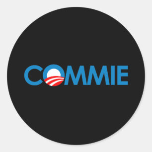 Sticker Rond Anti-Obama - coco