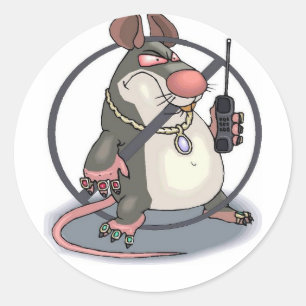 Sticker Rond Anti-Snitch