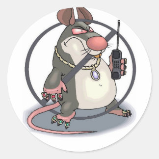 Sticker Rond Anti-Snitch