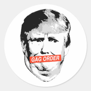 Sticker Rond Anti-Trump