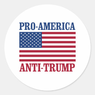Sticker Rond Anti-Trump - Anti-Trump -