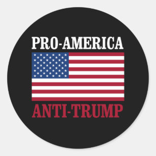 Sticker Rond Anti-Trump - Anti-Trump - -