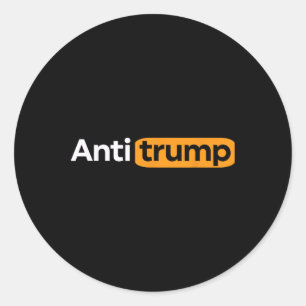 Sticker Rond Anti Trump Résistez Impeach Trump 8647 86 47 - Drô