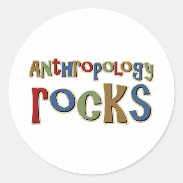 Sticker Rond Antrhopologie Rocks (Devant)