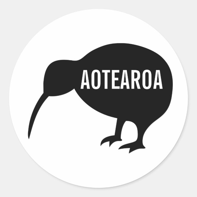 Sticker Rond Aotearoa (Devant)