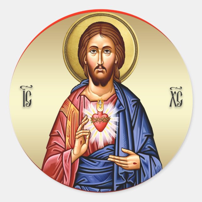Sticker Rond ap. J.-C. 002 - Jésus-Christ (Devant)