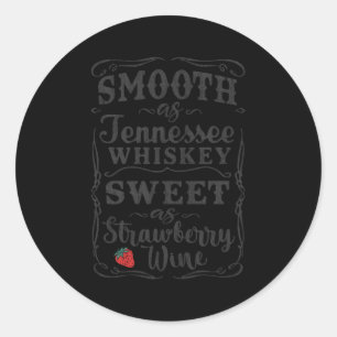 Sticker Rond Apaisement Comme Tennessee Whiskey Humour Vacances