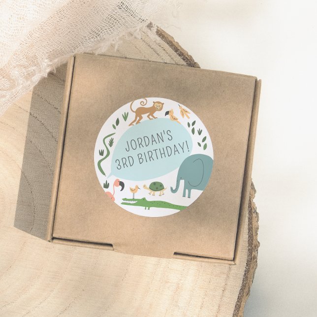 Sticker Rond Appel à tous les fêtards ! Fête d'anniversaire mod (Créateur téléchargé)