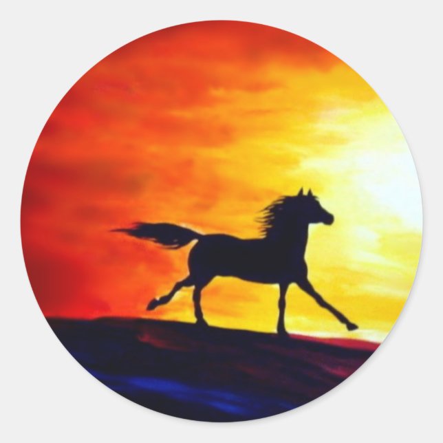 Sticker Rond Appel de liberté (Devant)