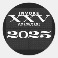 Appel du 25e amendement 2025 [wht Txt]