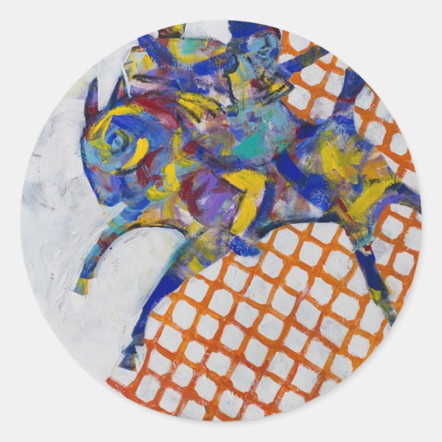 Sticker Rond Appel du Heyoka (Devant)