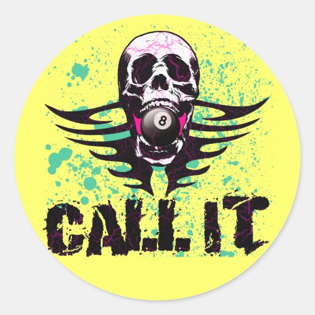 STICKER ROND APPELEZ-LE (Devant)