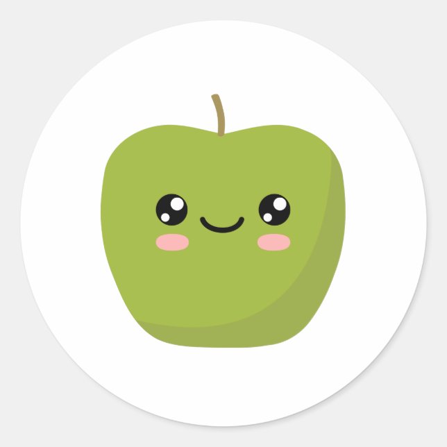 Sticker Rond Apple (Devant)