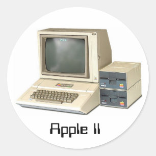 Sticker Rond Apple II