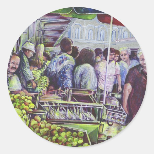 Sticker Rond Apple Pies nécessite des pommes, divers (Devant)