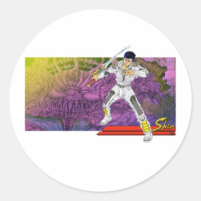 Sticker Rond Apportez-le dessus (Devant)