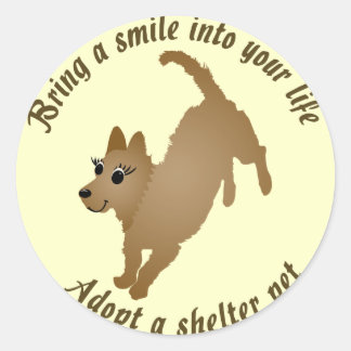 Sticker Rond Apportez un sourire
