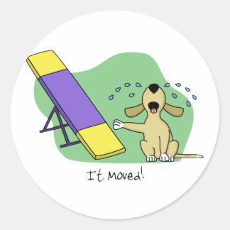 Sticker Rond Apprendre l'agilité du compteur