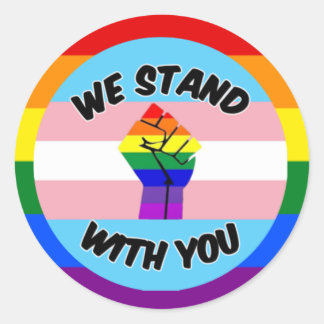 Sticker Rond Appui transgenre