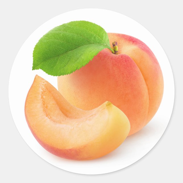 Sticker Rond Apricot (Devant)