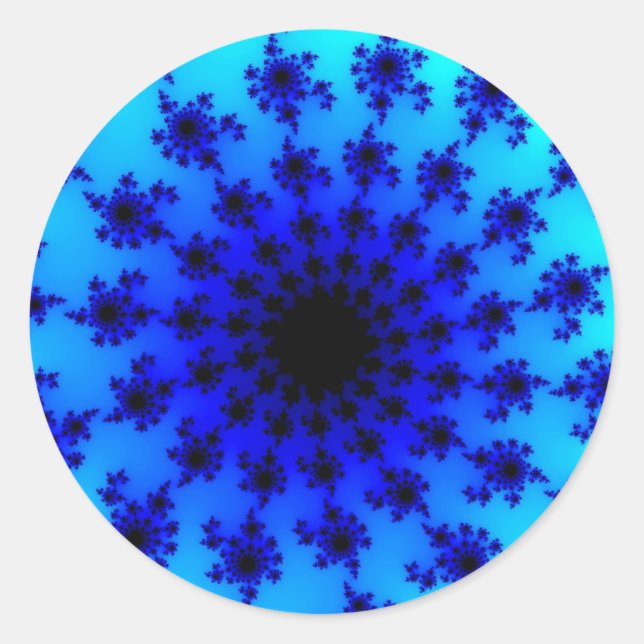 Sticker Rond Aqua Eye (Devant)